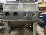 Trinco Split Level Direct Pressure Blast Cabinet, Model 60X48 Sa Pc, Flip Top. Fixed Price $2950.00.