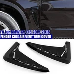 Glossy Black Side Air Flow Fender Intake Vent Cover For Bmw X5 F15 Lci 2014-2018. Fixed Price $27.95.