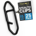 Harmony Fishing Stealth Clips (25 Pack) Black Stainless Quick Snaps For Lures. Fixed Price $10.99.