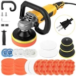 Car Buffer Polisher Waxer 7-SPEED Rotary 6" + 7" Backing Plate Polishing Machine. Fixed Price $47.99.