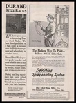 1921 Devilbiss Toledo Ohio Spray Painting System "modern Way Paint" Print Ad. Fixed Price $7.96.
