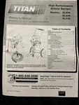 Titan Paint Sprayer Owner's Manual XL255 XL295 XL335 User Guide. Fixed Price $12.99.