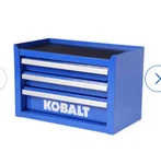 Kobalt Mini-base 3-DRAWER Blue Steel Toolbox Box. Sold Out Everywhere!!!. Fixed Price $79.99.