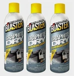 3 Blaster Industrial Graphite Dry Lubricant Film Lube Aerosol Extreme Temp 5.5OZ. Fixed Price $34.19.