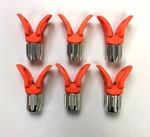 Lot Of 6 Asm Paint Zip Tip 7/8" Threaded Bases Fit Titan & Graco Guns, 5701-G. Fixed Price $24.95.