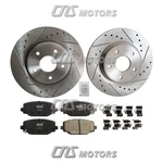 12.91" (328MM) Rear Disc Rotors Brake Pads For Dodge Grand Caravan Journey C/v. Fixed Price $79.96.