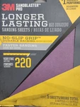 3M Sandblaster Pro Fine 220-GRIT Sandpaper 3-PACK / 15. Fixed Price $13.43.