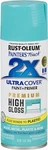 Rust-oleum Painter's Touch 2X Ultra Cover Spray Paint, 12 Oz, 110+ Colors. Fixed Price $13.99.