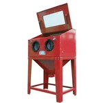 Leadzm 90 Gallon Sand Blasting Cabinet Stand Gun, Nozzles, Gloves Red. Fixed Price $338.33.