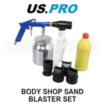 Us Pro Tools Body Shop Blaster Set With 4 Nozzles Air Sandblasting 8791. Fixed Price $27.17.