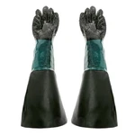 23.6" Rubber Cabinet Gloves For Abrasive Blasting Ca.... Fixed Price $18.06.