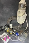 Bullard Free Air System Respirator Compressor 100 Ft 1/2 Hose Tubes 4 Masks. Fixed Price $499.95.