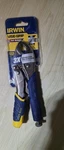 Irwin 7CR Fast Release Locking Pliers Blue/yellow Adjustable Grip Steel. Fixed Price $13.00.