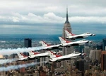 F-16 Thunderbirds Photo New York Empire State Building Air Force Usaf Jets. Fixed Price $5.78.
