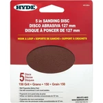 Hyde 45384 5" 150 Grit Round Hook & Loop Sandpaper (5PK). Fixed Price $16.80.