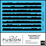 Scale Black Freight Car Graffiti Paint Patch Out Decal Set. Fixed Price $14.95.