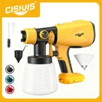 Cisivis 1000ML Cordless Paint Spray Gun For Dw 20V Battery - Clearance Sale. Fixed Price $21.84.
