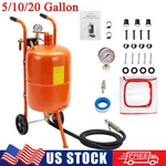 5/10/20 Gallon Abrasive Portable Air Sandblaster 4 Nozzles. Fixed Price $159.99.