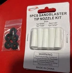 Nozzle 5PACK For Blaster Fine Abrasives With Seals. Fixed Price $12.80.