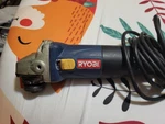 Ryobi 4-1/2" Barrel Grip Angle Grinder, Likely Model Such As The AG403.. Fixed Price $30.00.