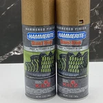 Hammerite Hammered Finish Rust Cap Spray Paint Gold (2 Cans). Fixed Price $120.00.