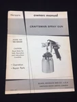 Sears Craftsman Spray Gun Owners Manual Model NO.106.156330. Fixed Price $12.99.
