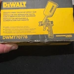 Dewalt Air Spray Gun Gravity Feed Touch Up DWMT70778 New. Fixed Price $35.00.