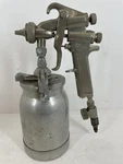 Vintage Sharpe 50 Air Spray Gun With Siphon Feed Paint Pot Cup Usa Made. Fixed Price $31.50.