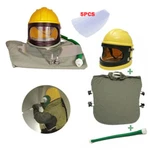 Supplied Safety Helmet Hood Protector Sandblasting. Fixed Price $89.69.