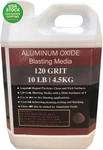 Aluminum Oxide Blasting Abrasive Media 10 Lbs 120 Grit Medium Fine. Fixed Price $36.99.