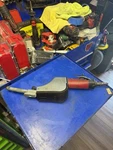 Chicago Pneumatic CP5080-4200D24 1/2" W X 24" Air Belt Sander 20000 Rpm. Fixed Price $125.00.