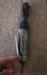 Vintage Sanborn Tool Air Powered 3/8" Drive Wrench Pneumatic Ratchet Gun. Fixed Price $20.00.