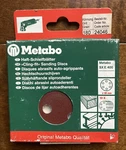 Metabo 180 Grit 3-1/8 80MM Dia. 6 Hole Sanding Disc 10PC SXE400 Made Germany. Fixed Price $9.99.