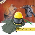 Safe Helmet Hood Protector Cloak Len Air For Sandblasting. Fixed Price $79.99.