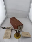 1930S Dr. Devilbiss Atomizer No. 12 Golden Glass Sprayer Mist W Box - Bulb. Fixed Price $20.00.