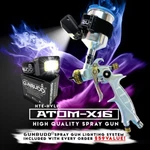 Atom MINI-X16 Hvlp Spray Gravity Feed Car Paint With Free Gunbudd Light!. Fixed Price $139.95.
