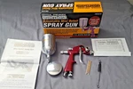Adjustable Mini Detail Spray Gun Gravity Feed 3CFM 50 Psi Nib Central Pneumatic. Fixed Price $16.50.