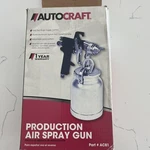 Autocraft Production Air Spray Gun, AC81 Brand New Open Box. Fixed Price $13.95.