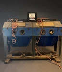 Sand Media Blaster Cabinet Large Bad Boy BB2000XLD-BVD 96.5" 24" Deep 82". Fixed Price $1200.00.