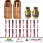 20-PIECE Mig Welding Accessory Kit For Various Machines And Nozzles. Fixed Price $36.01.