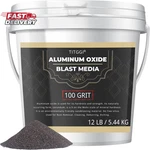 #100 Grit Aluminum Oxide Blast Media (12 LBS/5.44KG) Premium Long-lasting Sand. Fixed Price $55.85.