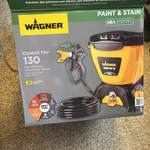 Wagner Control Pro 130 Power Tank Paint And Stain Sprayer. Fixed Price $200.00.