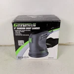 Genesis GRS2501 5" Random Orbit Sander With Hook-and-loop System. Fixed Price $45.99.
