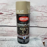 Krylon Camouflage Paint, Ultra Flat, Khaki, 11 Oz.. Fixed Price $24.90.
