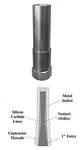 Clemco 04522 Clemlite Lined Metal Jacketed Venturi Blast Nozzle, 5/16" Orifice. Fixed Price $169.99.