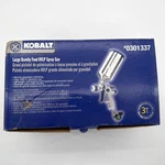 Kobalt Hvlp Gravity Feed Spray Gun #0301337 1000CC Cup W/ Gauge. Fixed Price $49.98.