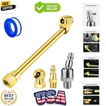 5-PACK 360 Swivel Dual Head , 1/4" Female Npt Closed Ball Tire Chuck With St.... Fixed Price $23.99.