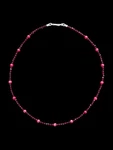 Native American Garnet & Thulite Necklace. Fixed Price $49.99.