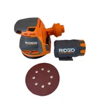 Ridgid 18V 5 Random Orbit Sander Cordless With Sanding Discs Tool Only R8606B. Fixed Price $64.95.
