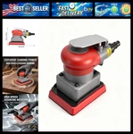 Pneumatic Air Orbital Sander, Solid Alloy Steel Squares Sanding Machi. Fixed Price $53.99.